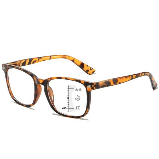 Multifokálne čítacie okuliare Emporia Multifocus – tigrie pruhy, 0,5–3,0 dioptrie