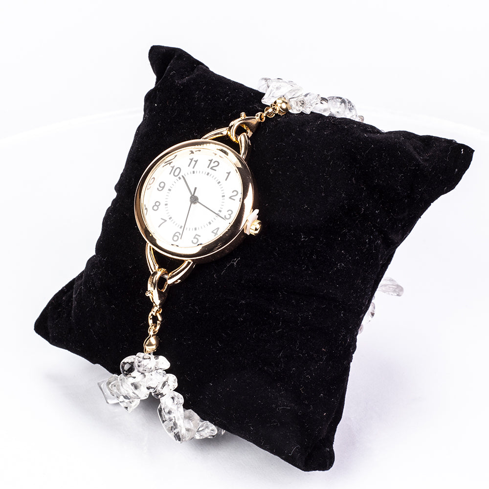 Pozlátený Zliatinový Hodinky s Tyrkysom a Ametystom ( Náramok ) 6 