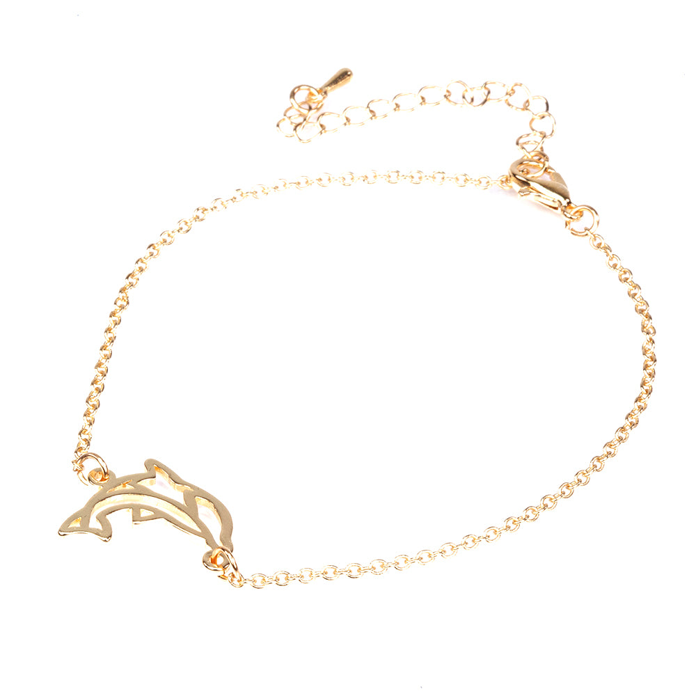 Pozlátené Zliatinové Sada ( Náhrdelník+Náramok ) 6 