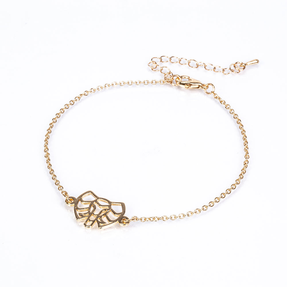 Pozlátené Zliatinové Sada ( Náhrdelník+Náramok )