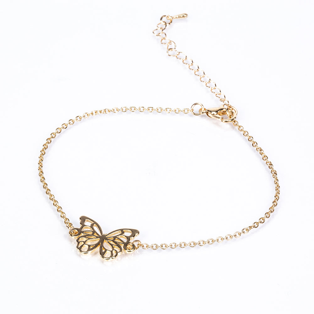 Pozlátené Zliatinové Sada ( Náhrdelník+Náramok ) 3 