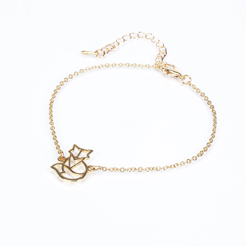 Pozlátené Zliatinové Sada ( Náhrdelník+Náramok ) 3 