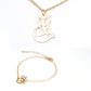 Pozlátené Zliatinové Sada ( Náhrdelník+Náramok )