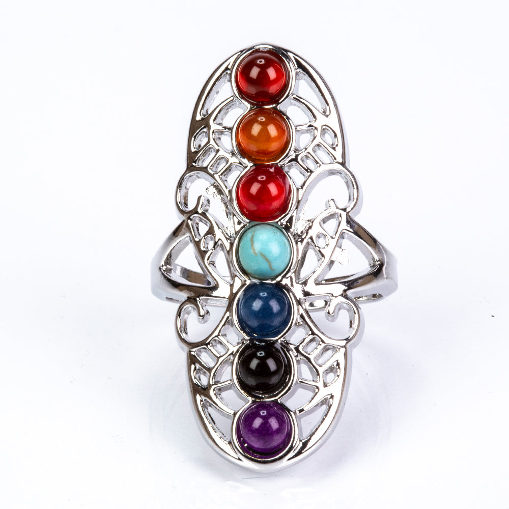 Pozlátené Zliatinové Sada s Červeným Achátom a Ametystom ( Náhrdelník+Prsteň +Prívesok ) 3 