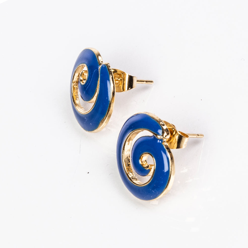 Pozlátené Zliatinové Sada s so Smaltom ( Náhrdelník+Náušnice )