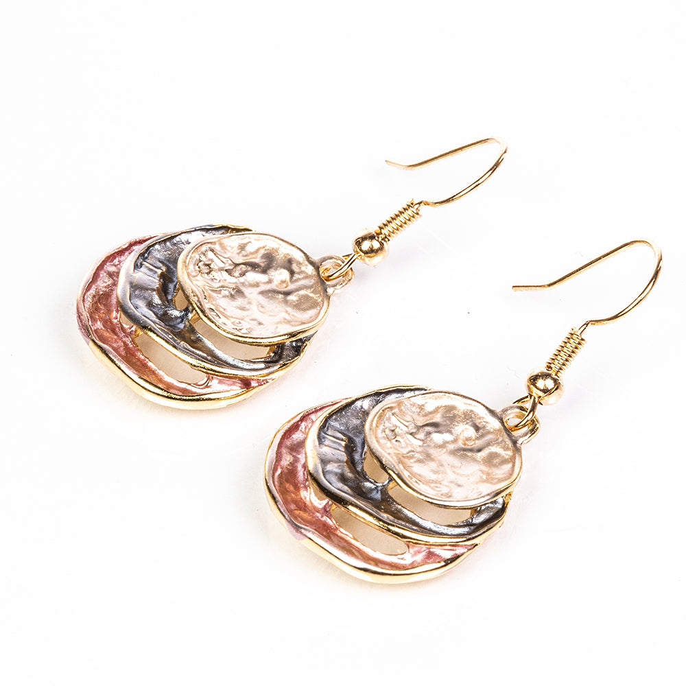 Pozlátené Zliatinové Sada s so Smaltom ( Náhrdelník+Náušnice+Prívesok ) 3 