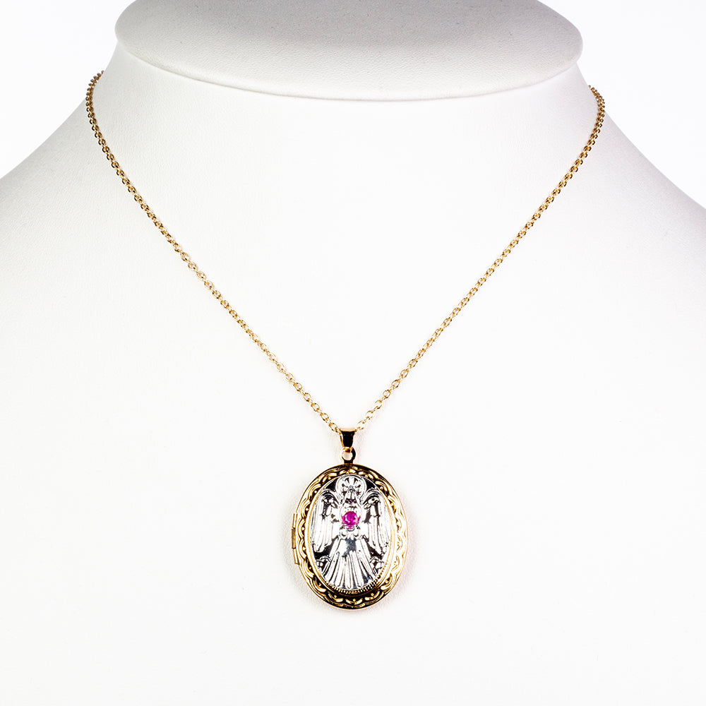 Náhrdelník s medailónikom anjelského ochrancu