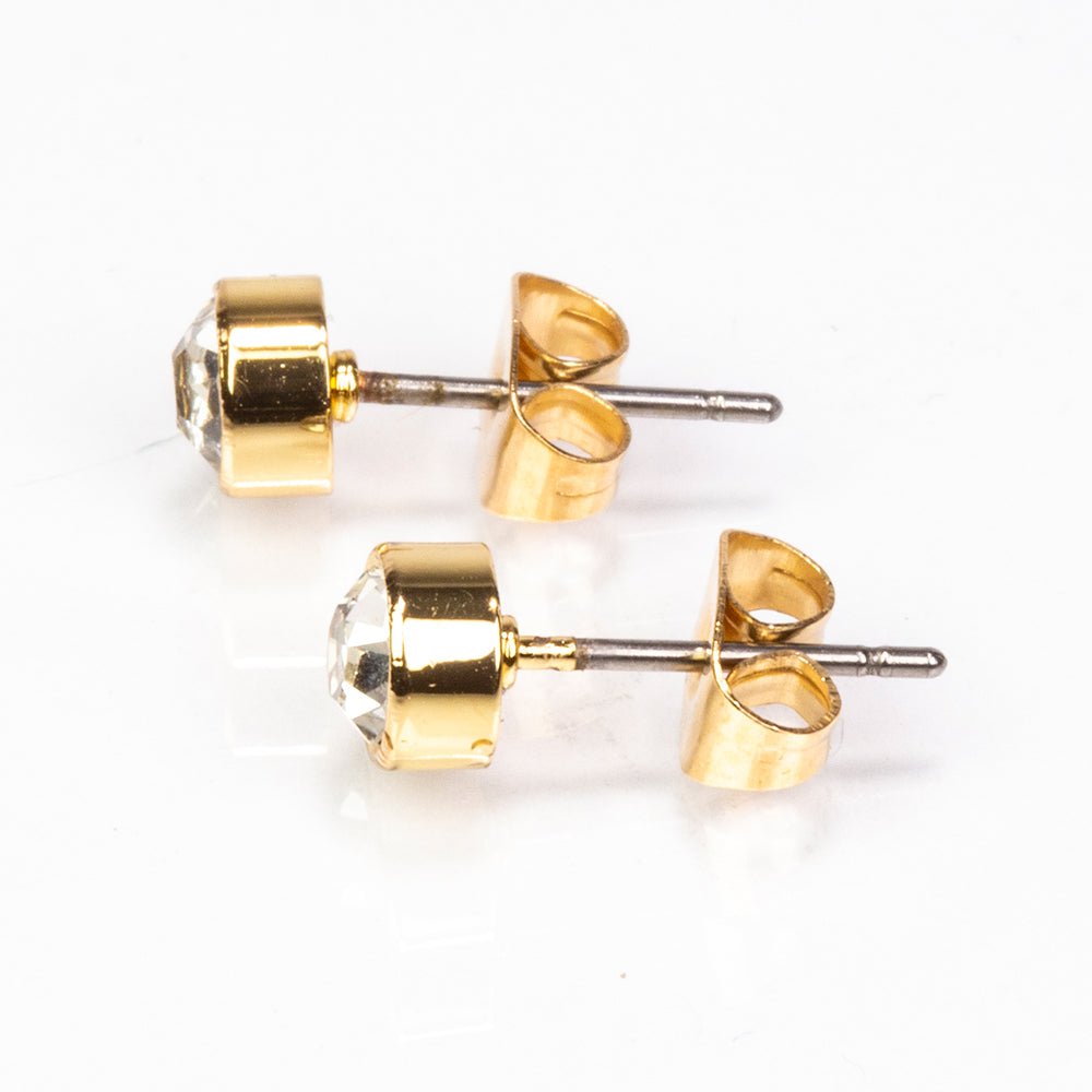 Pozlátený Zliatinový Hodinky s so Smaragdom a Bielym Emporia® Krištáľom ( Náhrdelník+Náušnice+Prívesok ) 11 