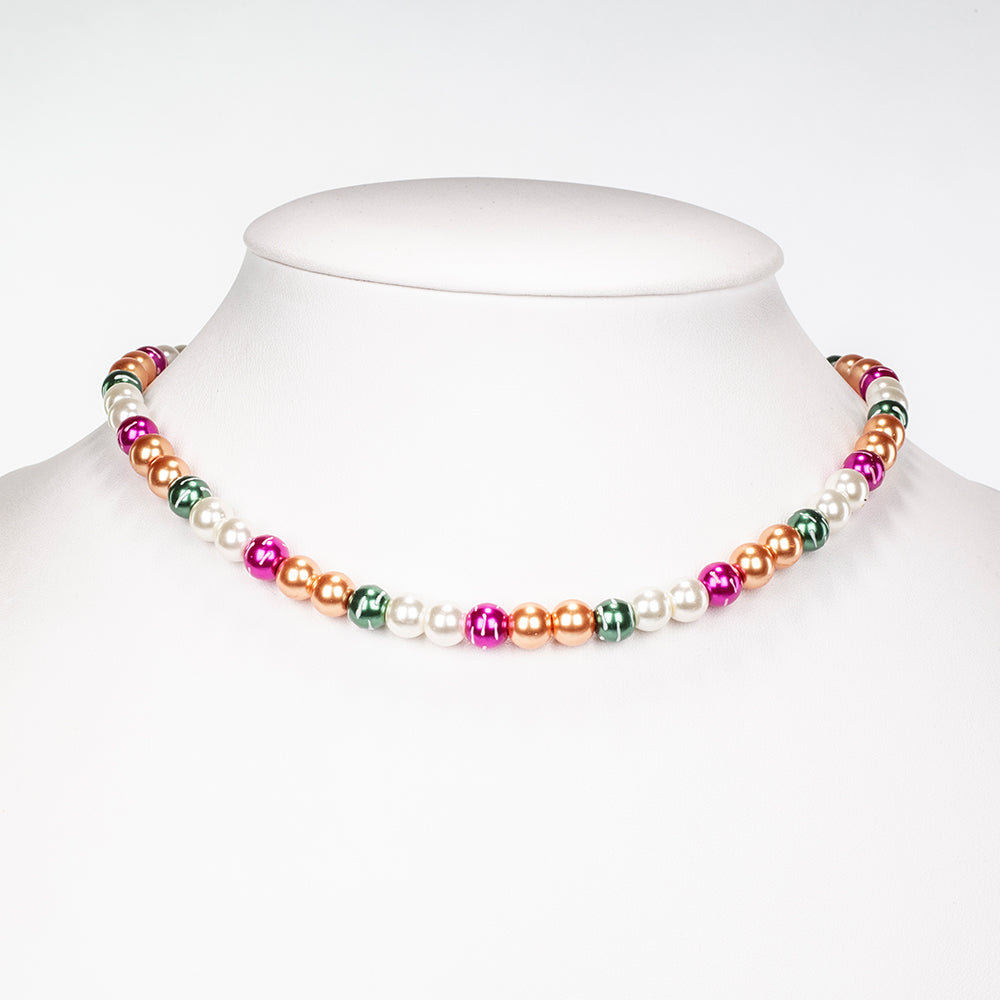 Pozlátené Zliatinové Sada ( Náhrdelník+Náušnice+Náramok )