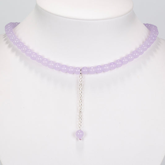 Strieborný Náhrdelník s Nefritom