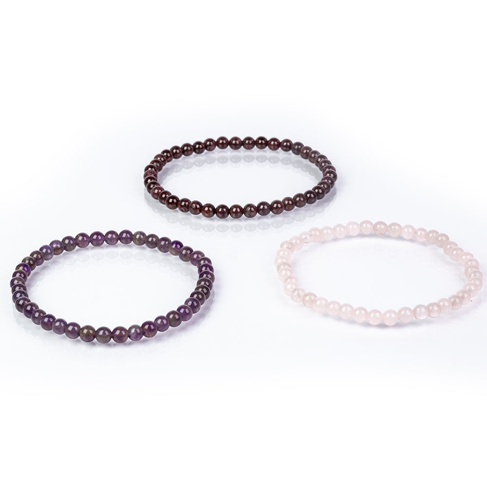 Nugetové Sada s Ametystom a Ruženínom ( Náramok )