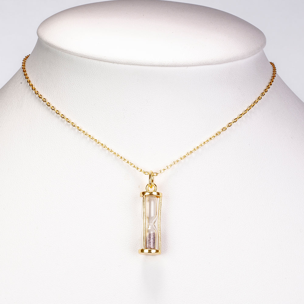 Pozlátený Zliatinový Náhrdelník s Thajským Rubínom