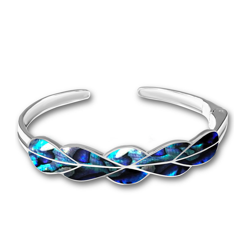 Strieborný Náramok s Mušľou Abalone