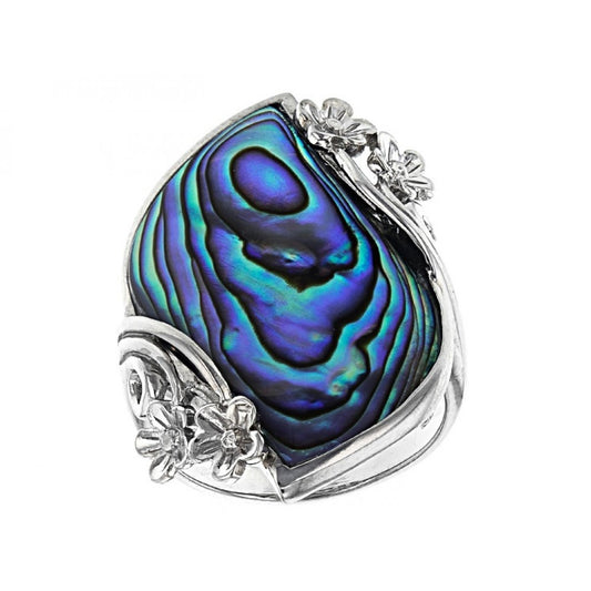 Strieborný Prsteň s Mušľou Abalone