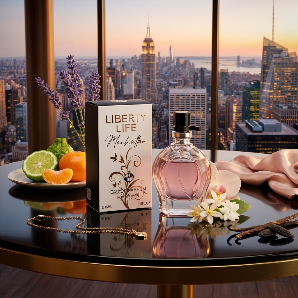 15ml EDP"LIBERTY LIFE MANHATTAN" - jantárová - fougère vôňa