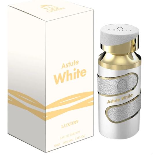 100 ml Eau de Perfume Oriental ASTUTE WHITE (TOP: RASPBERRY, LEMON, NEROLI; MIDDLE: ROSE, JASMINE; BASE: VANILLA, MUSK, AMBERWOOD) 1 