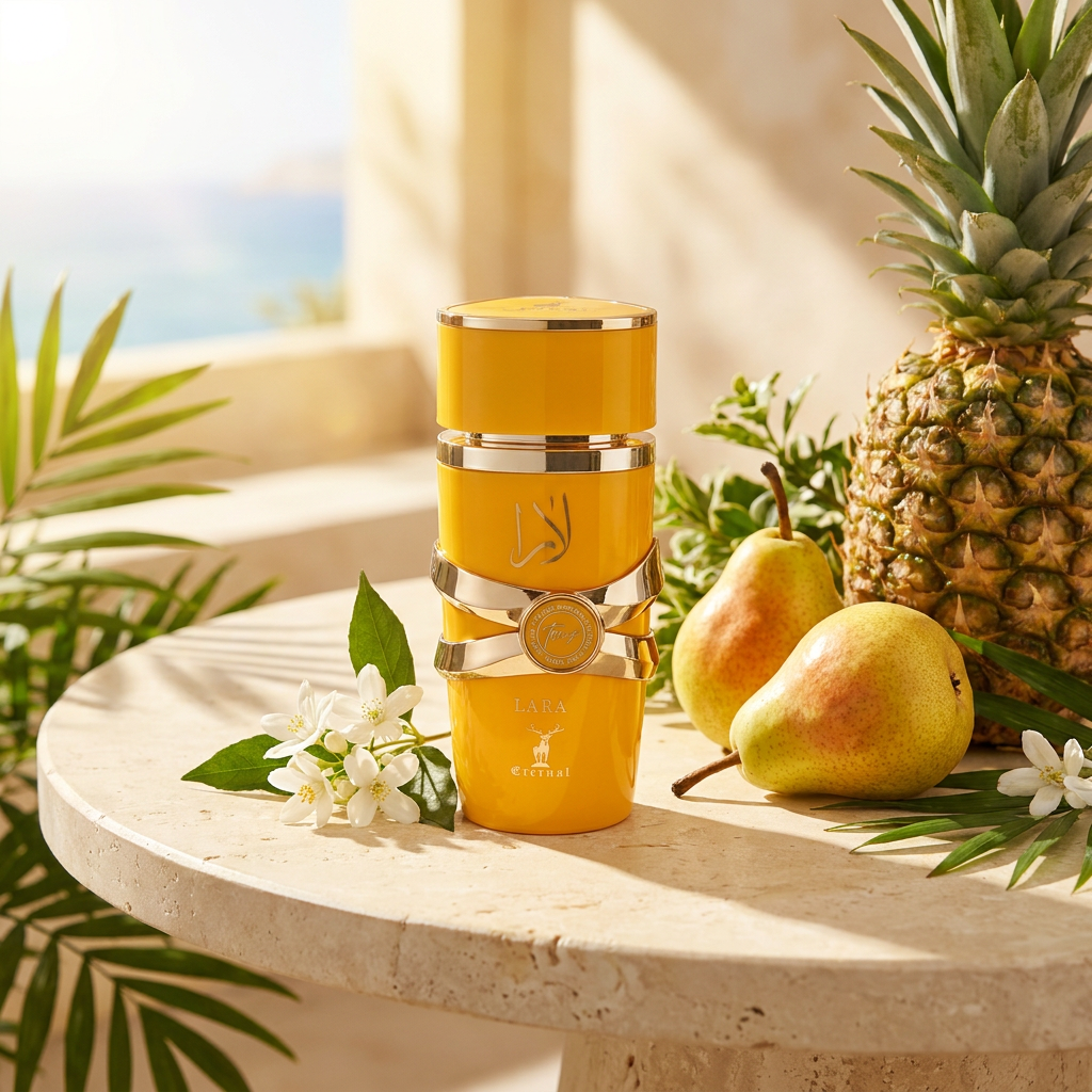 100 ml Eau de Perfume Oriental LARA TOUS (TOP: PEAR, PINEAPPLE, GRAPEFRUIT; MIDDLE: ROSE, COCONUT, TRANSPARENT FLORAL NOTES, JASMINE; BASE: VANILLA, AMBER, MUSK) 2 