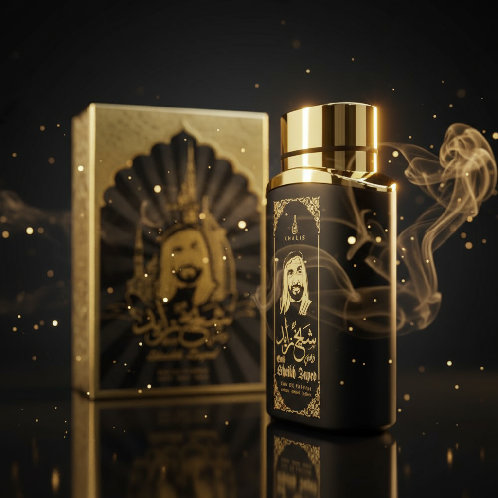 100 ml Eau de Perfume SHEIKH ZAYED GOLD Korenistá Drevitá Vôňa pre Mužov