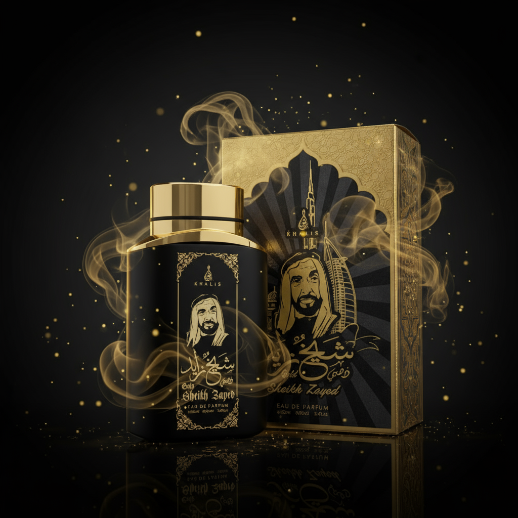 100 ml Eau de Perfume SHEIKH ZAYED GOLD Korenistá Drevitá Vôňa pre Mužov