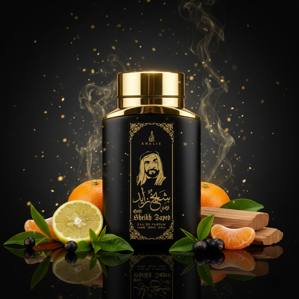 100 ml Eau de Perfume SHEIKH ZAYED GOLD Korenistá Drevitá Vôňa pre Mužov