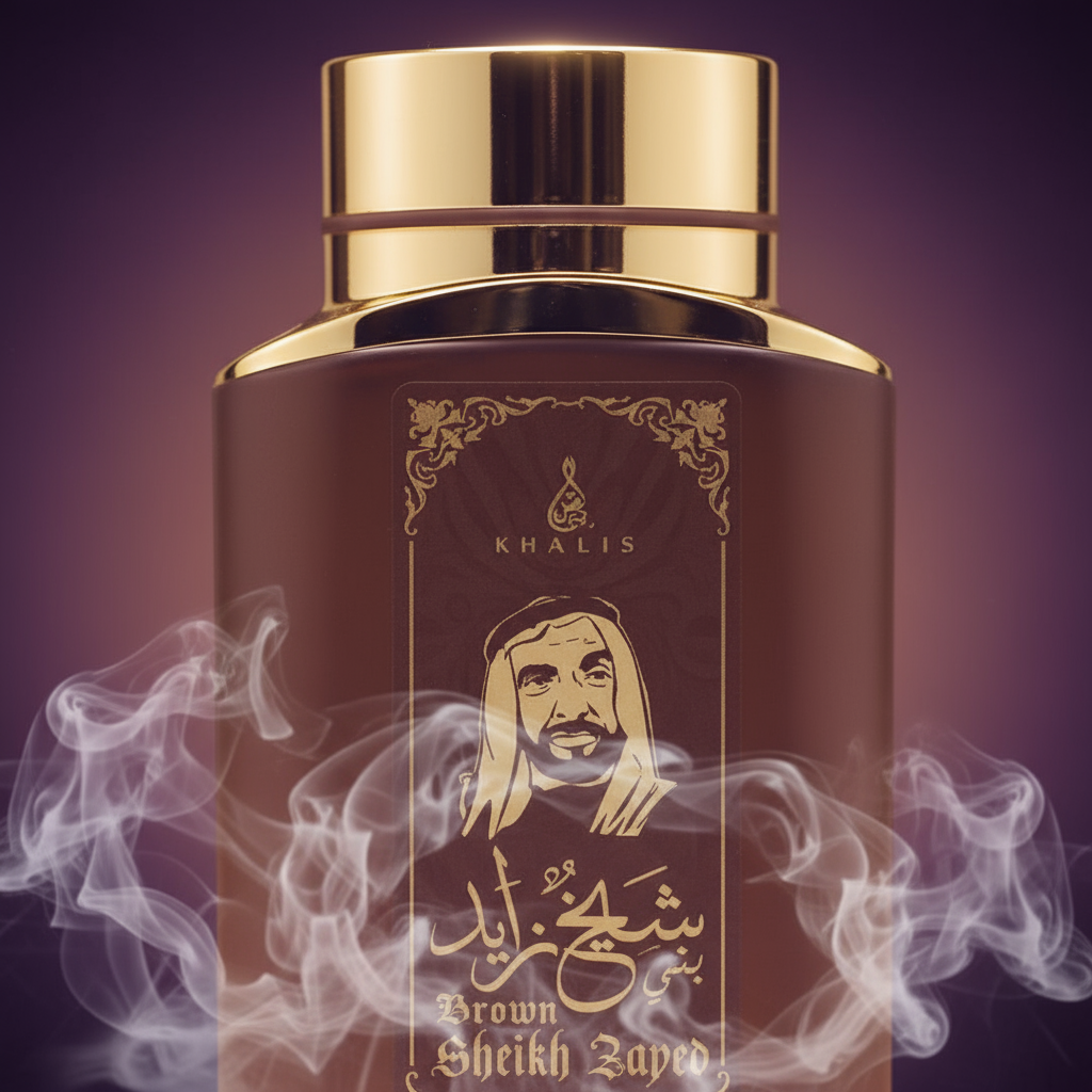 100 ml Eau de Perfume SHEIKH ZAYED BROWN Oudová a Vanilková vôňa pre Mužov
