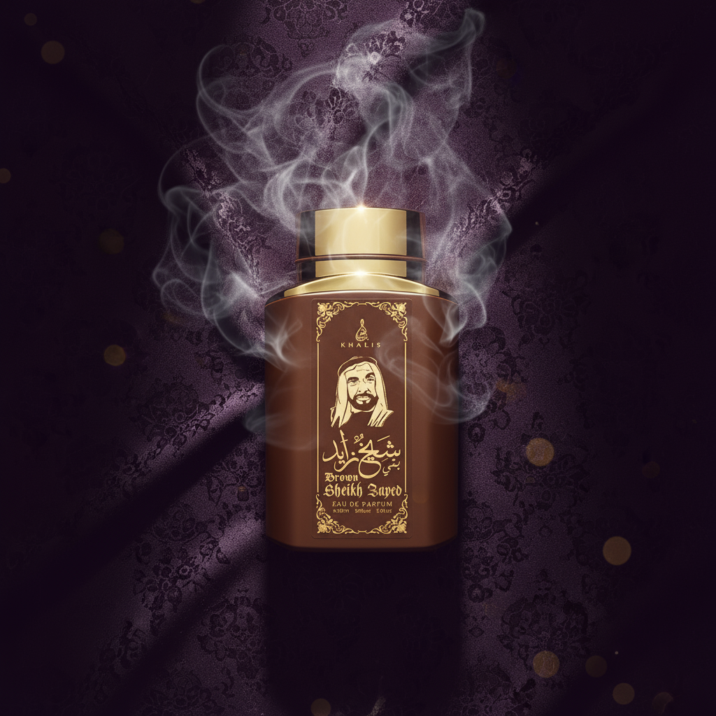 100 ml Eau de Perfume SHEIKH ZAYED BROWN Oudová a Vanilková vôňa pre Mužov