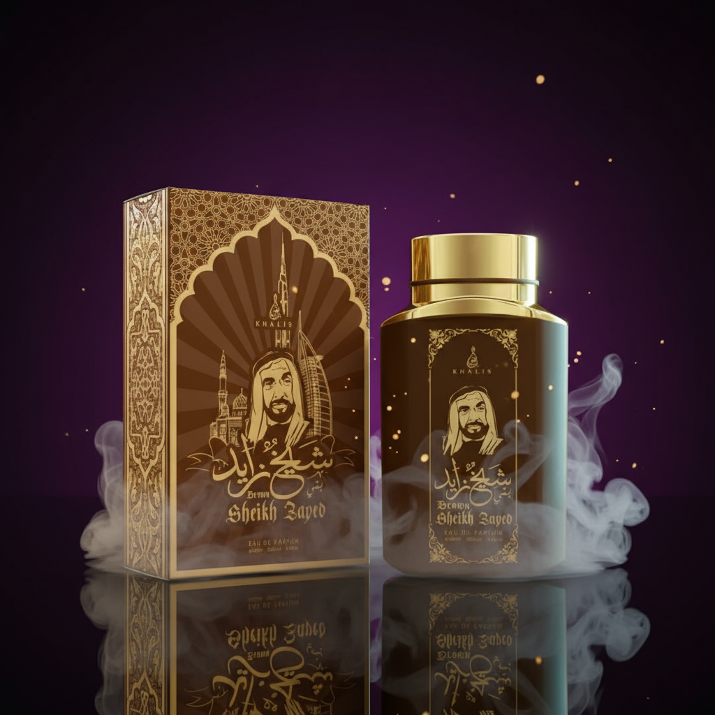 100 ml Eau de Perfume SHEIKH ZAYED BROWN Oudová a Vanilková vôňa pre Mužov 1 