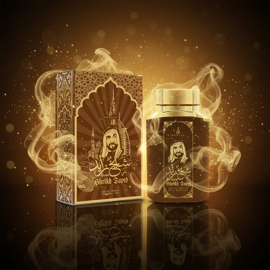 100 ml Eau de Perfume SHEIKH ZAYED BROWN Oudová a Vanilková vôňa pre Mužov