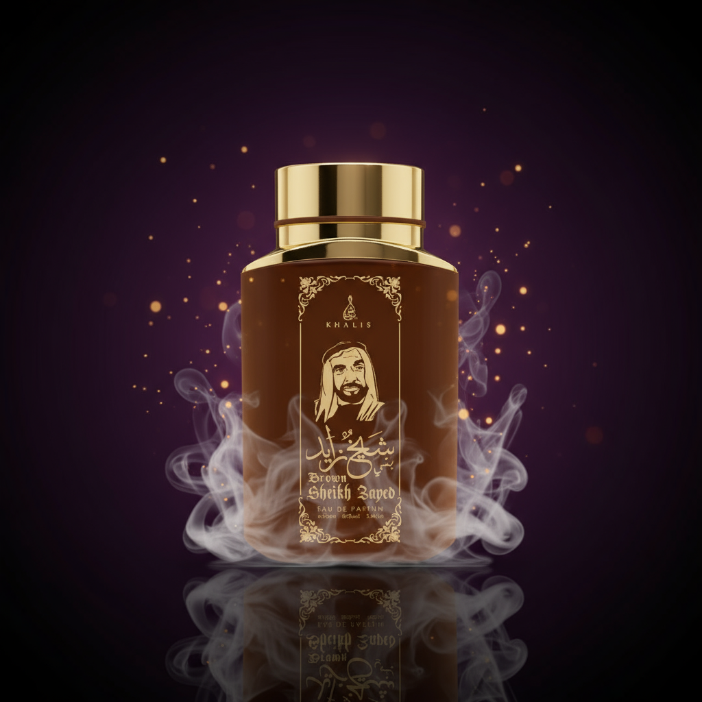 100 ml Eau de Perfume SHEIKH ZAYED BROWN Oudová a Vanilková vôňa pre Mužov 5 