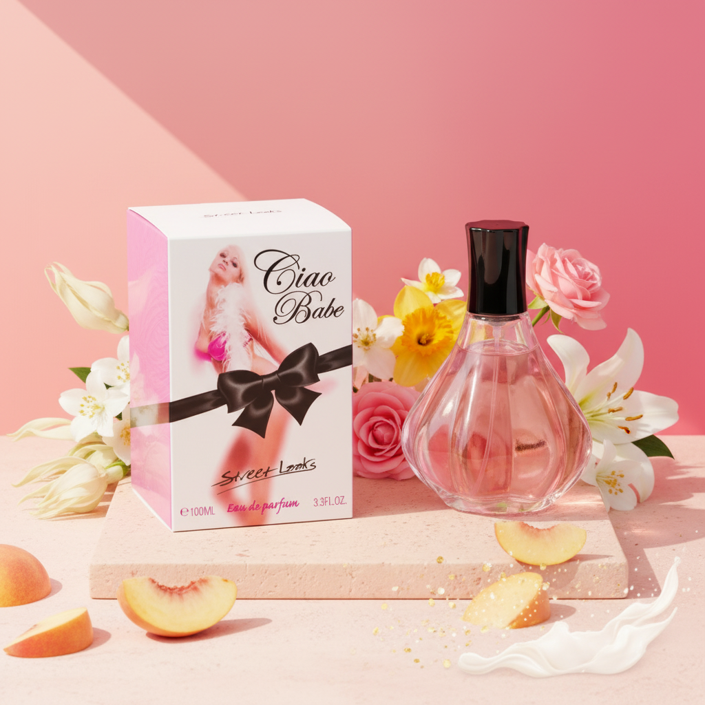 100 ml Eau de Parfume "CIAO BABE" Ovocná Kvetinová Vôňa pre Ženy, s 2% obsahom esenciálnych olejov 2 