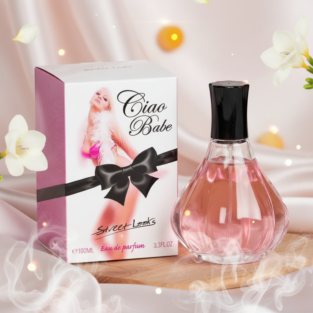 100 ml Eau de Parfume "CIAO BABE" Ovocná Kvetinová Vôňa pre Ženy, s 2% obsahom esenciálnych olejov 1 