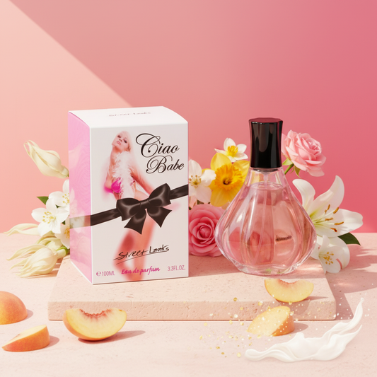 100 ml Eau de Parfume "CIAO BABE" Ovocná Kvetinová Vôňa pre Ženy, s 2% obsahom esenciálnych olejov