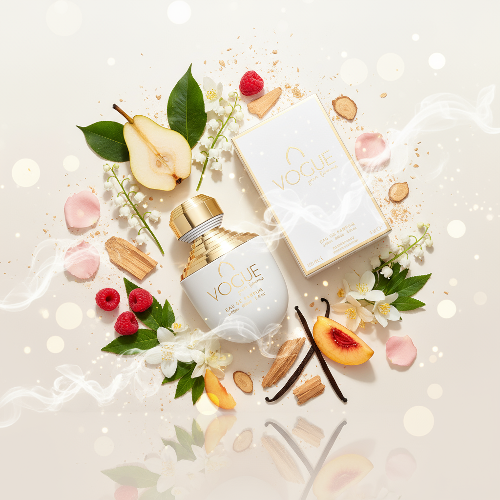 100 ml Eau de Perfume VOGUE Ovocná Kvetinová Pižmová Vôňa pre Ženy 6 