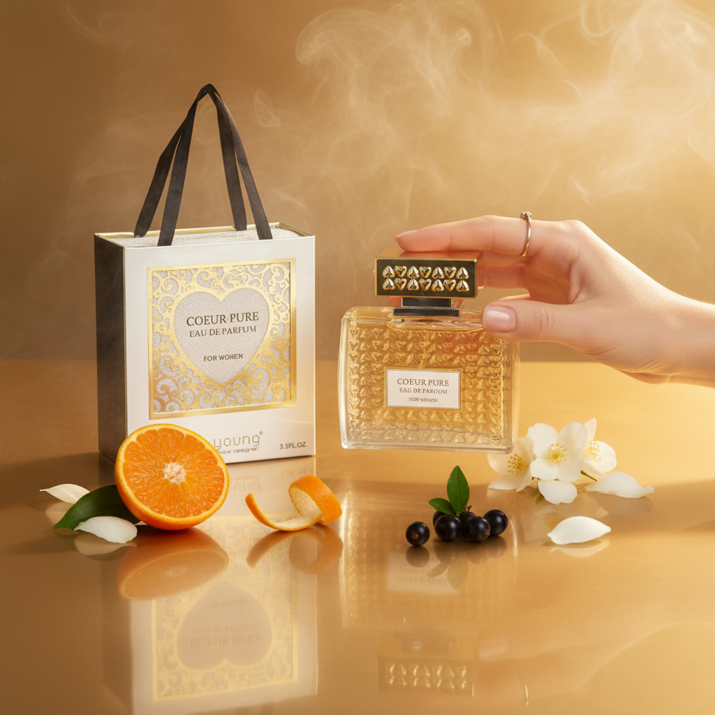 100 ml Eau de Parfume COEUR PURE kvetinová vôňa pre ženy 1 