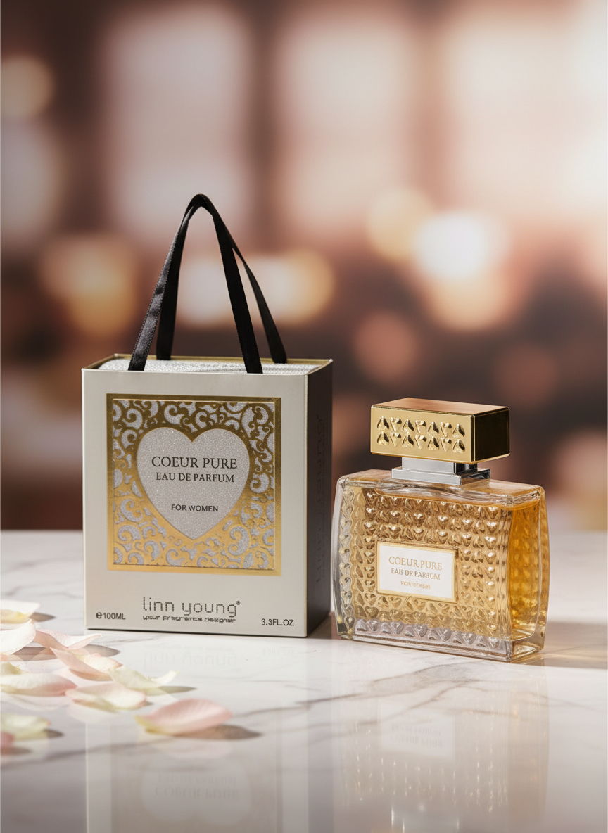 100 ml Eau de Parfume COEUR PURE kvetinová vôňa pre ženy 6 