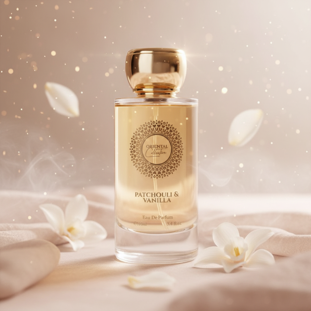 100 ml EDP PATCHOULI & VANILKA Drevitá, elegantná, púdrová orientálna dámska vôňa 4 