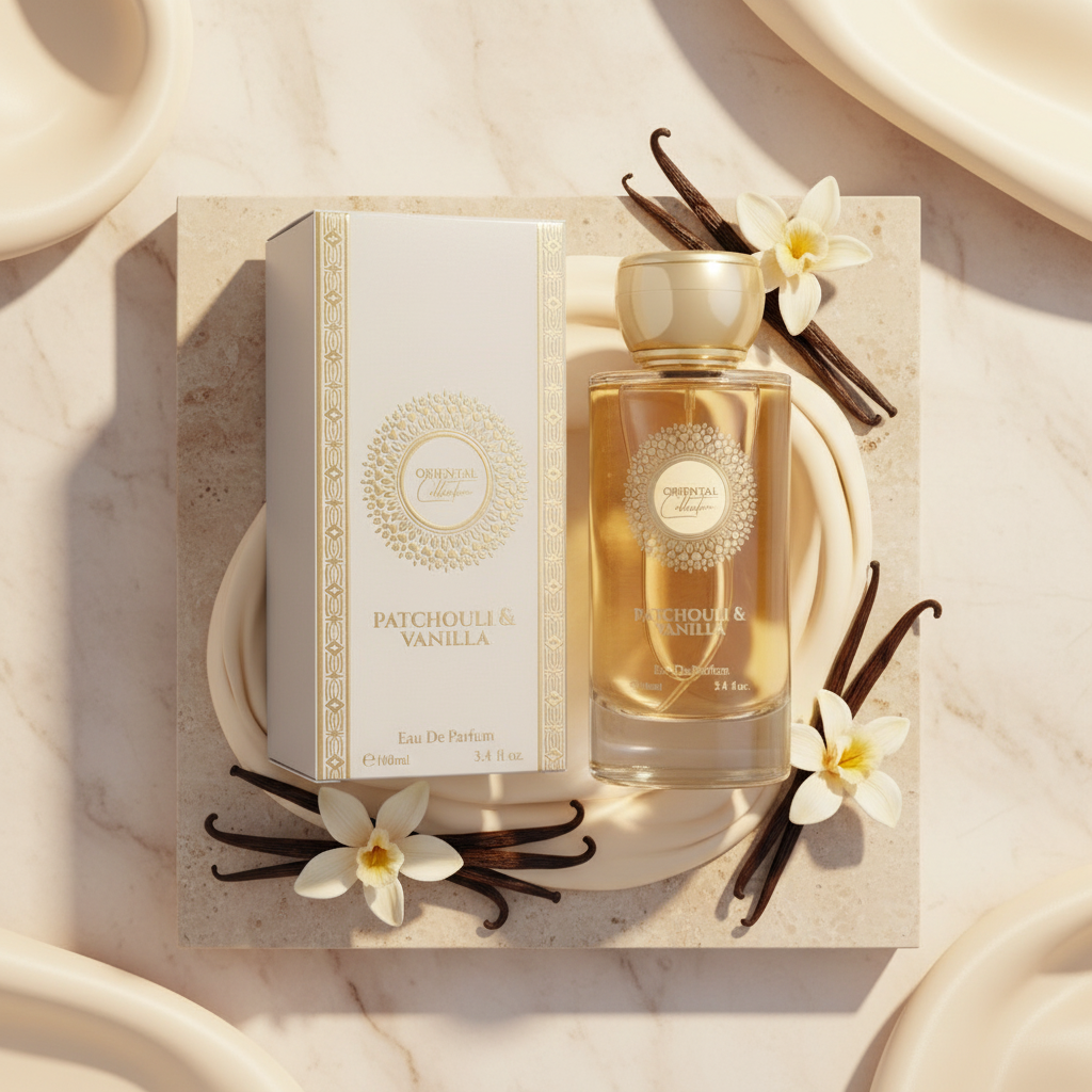 100 ml EDP PATCHOULI & VANILKA Drevitá, elegantná, púdrová orientálna dámska vôňa 1 