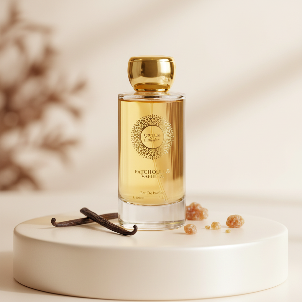 100 ml EDP PATCHOULI & VANILKA Drevitá, elegantná, púdrová orientálna dámska vôňa 6 
