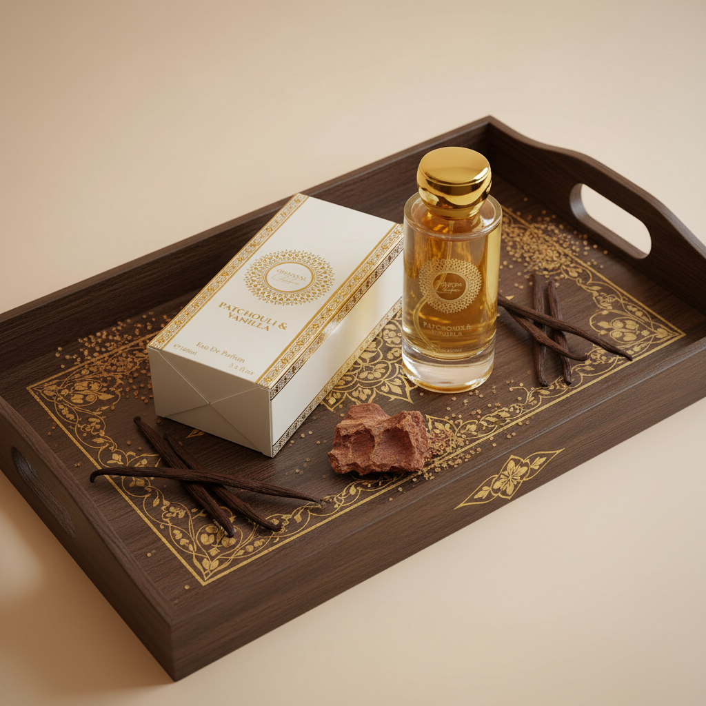 100 ml EDP PATCHOULI & VANILKA Drevitá, elegantná, púdrová orientálna dámska vôňa 7 