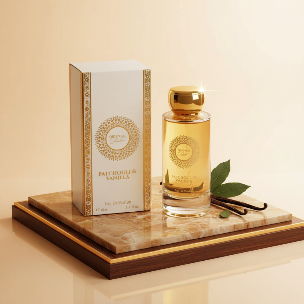 100 ml EDP PATCHOULI & VANILKA Drevitá, elegantná, púdrová orientálna dámska vôňa 9 