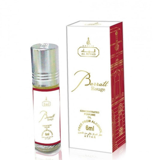6 ml parfémový olej BARRATT ROUGE, kvetinová unisex vôňa