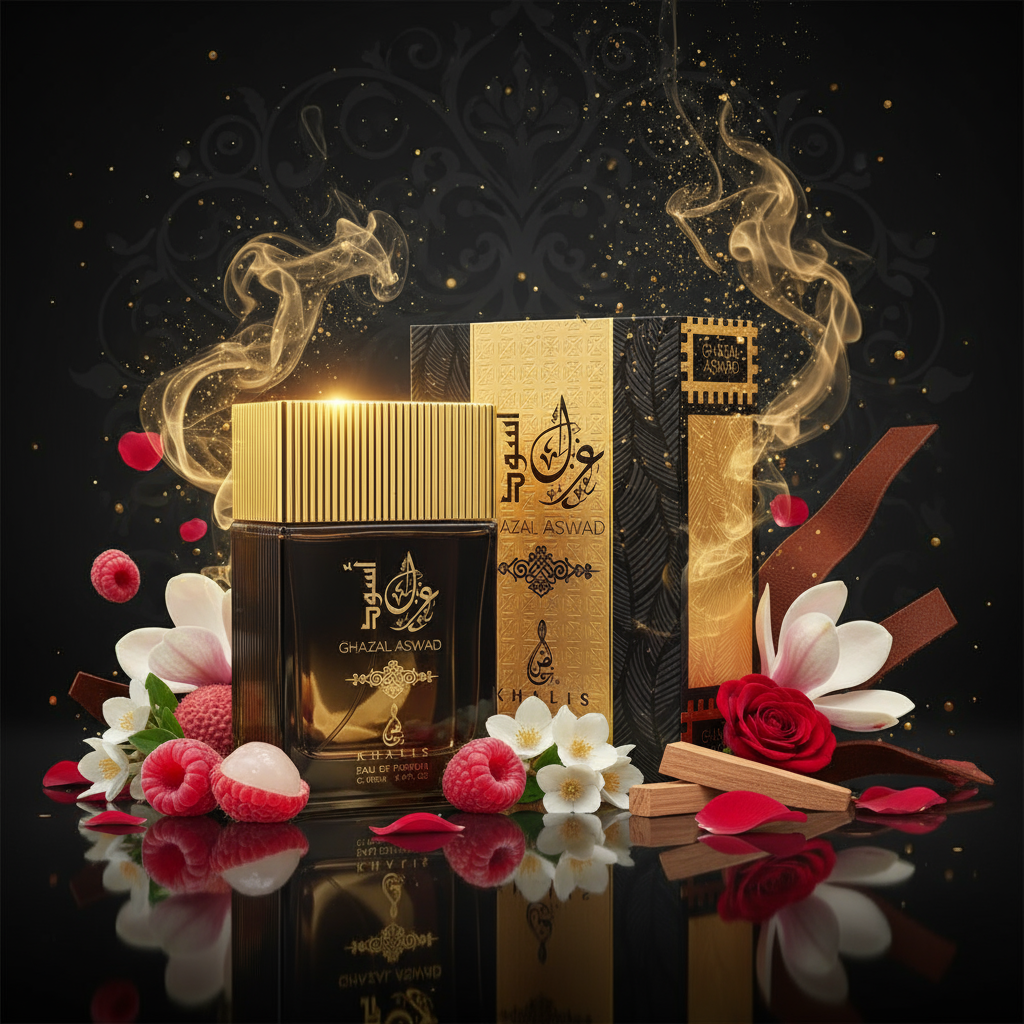EDP 100ml "Ghazal Aswad" - kvetinovo-ovocná vôňa pre mužov 5 