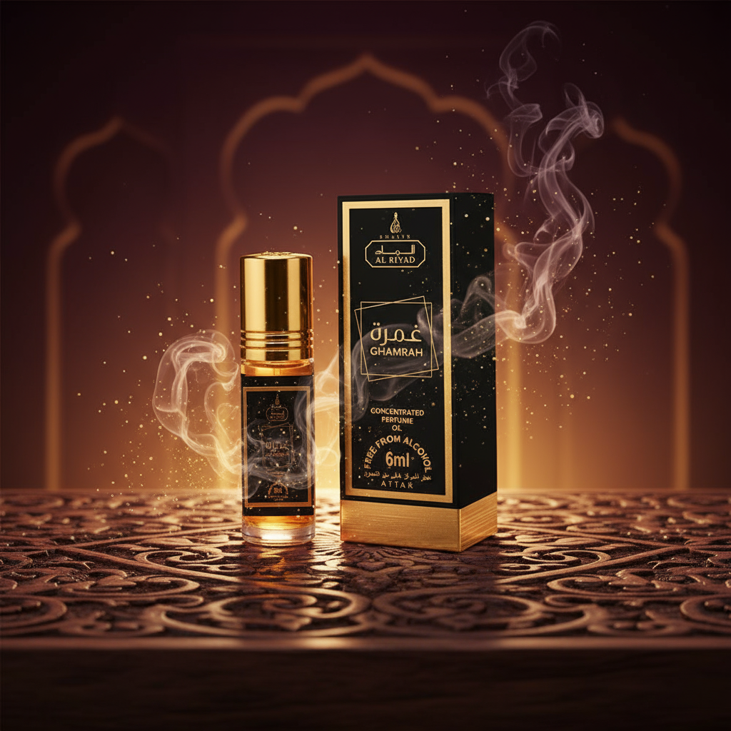 Parfémový olej 6ml "Ghamrah" - drevito-orientálna vôňa unisex