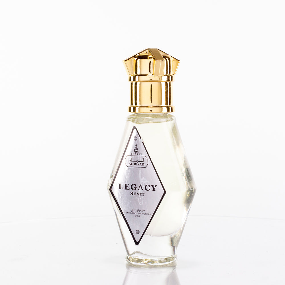 Parfémový olej 20ml "Legacy Silver" - drevitá vôňa unisex