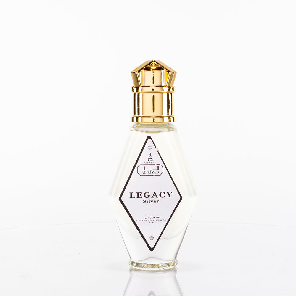 Parfémový olej 20ml "Legacy Silver" - drevitá vôňa unisex