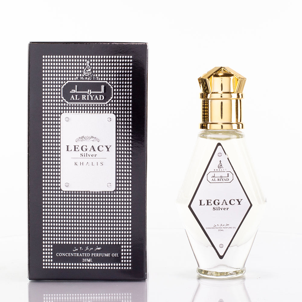Parfémový olej 20ml "Legacy Silver" - drevitá vôňa unisex 4 