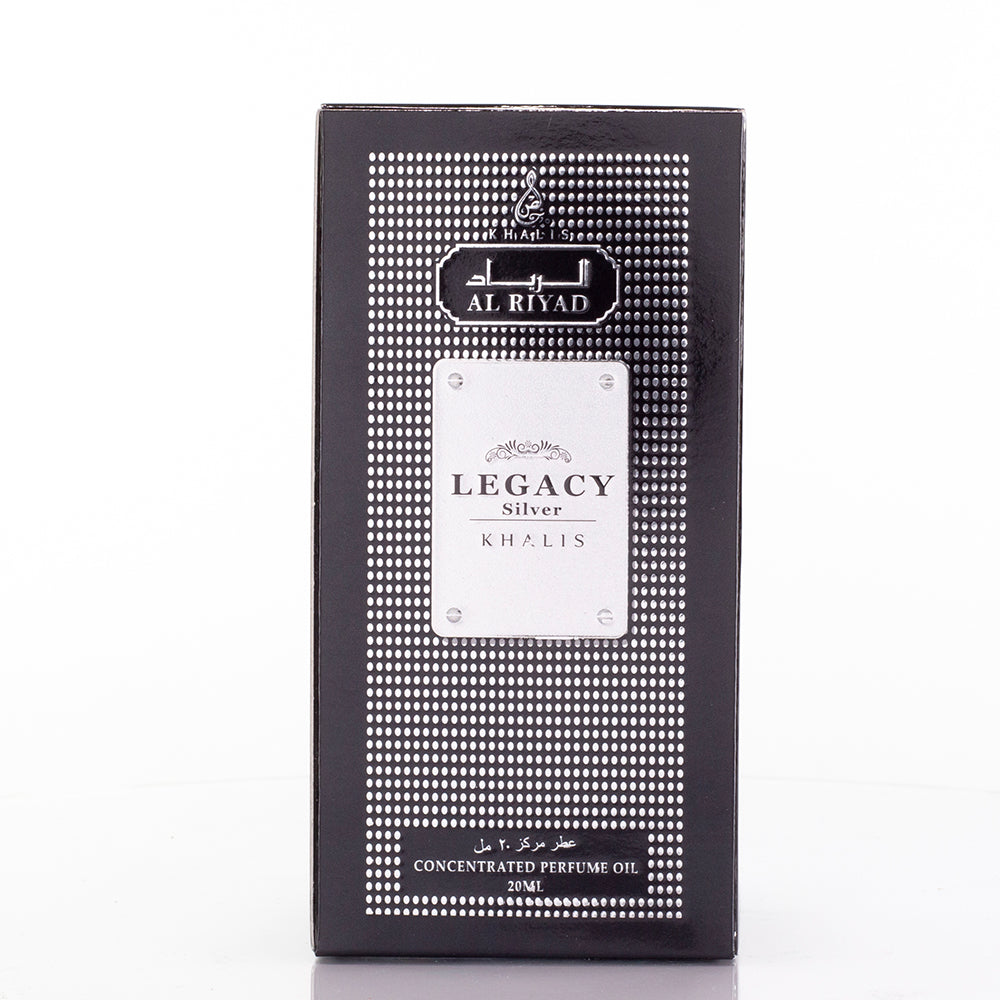 Parfémový olej 20ml "Legacy Silver" - drevitá vôňa unisex