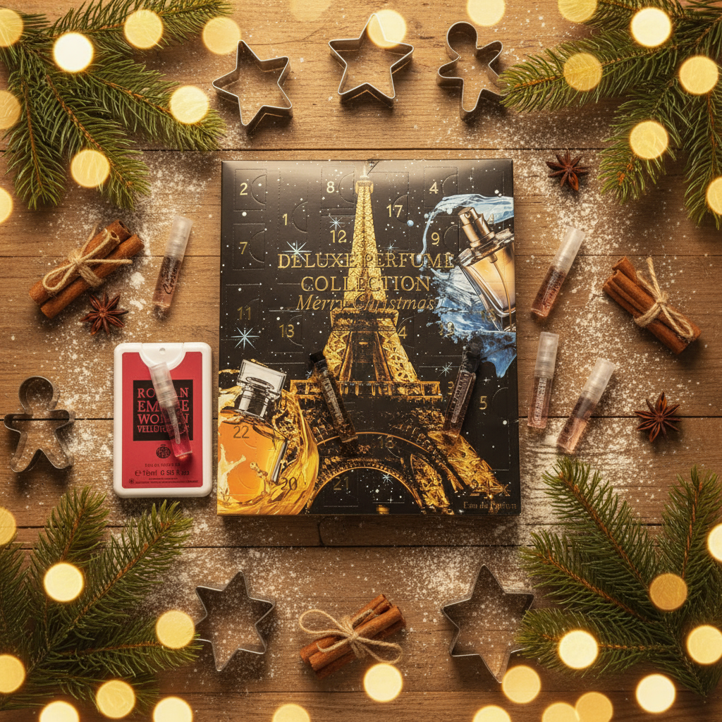 Adventný kalendár s exkluzívnymi mini parfémami 8 