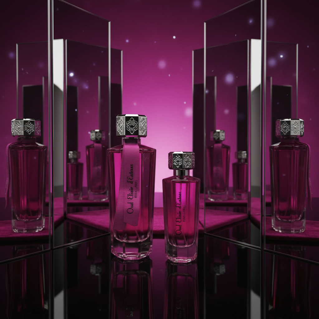 EDP 100ml + 30ml "Oud Elixir Pink" - kvetinovo-orientálna vôňa 6 