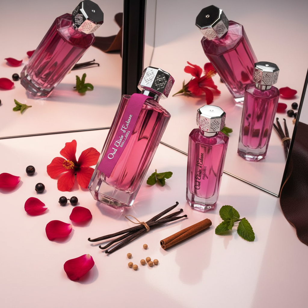 EDP 100ml + 30ml "Oud Elixir Pink" - kvetinovo-orientálna vôňa 7 